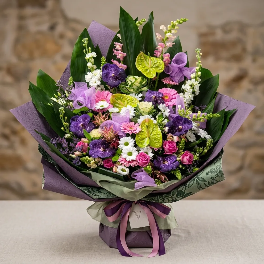 Magnifique bouquet coloré Aurore Fleurs